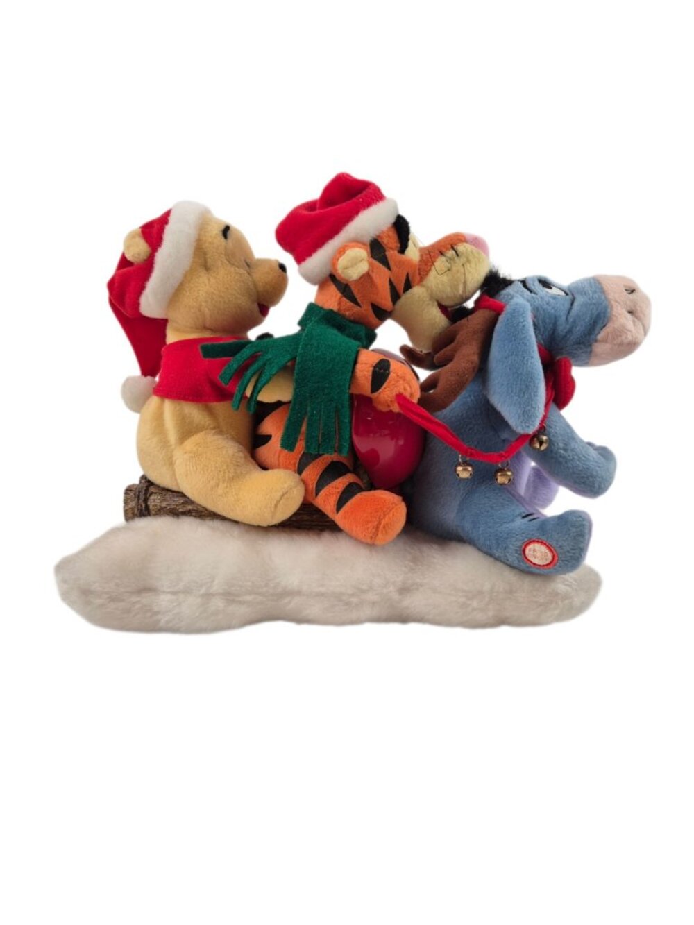 Gemmy Disney Sleigh Ride Winnie the Pooh Tigger Eeyore Animated Musical Works - Picture 3 of 10